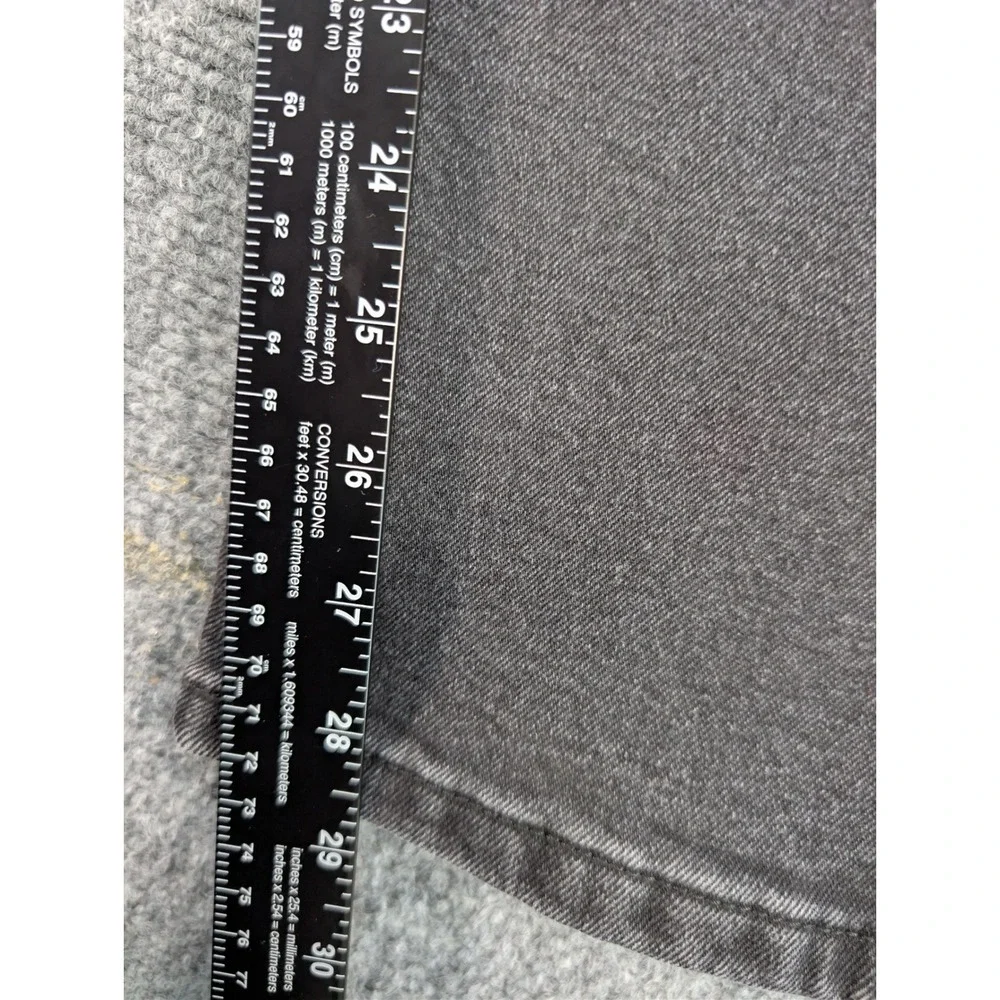 levis 502 cotton blend black jeans trousers mens 32 levis 502 taper denim pants